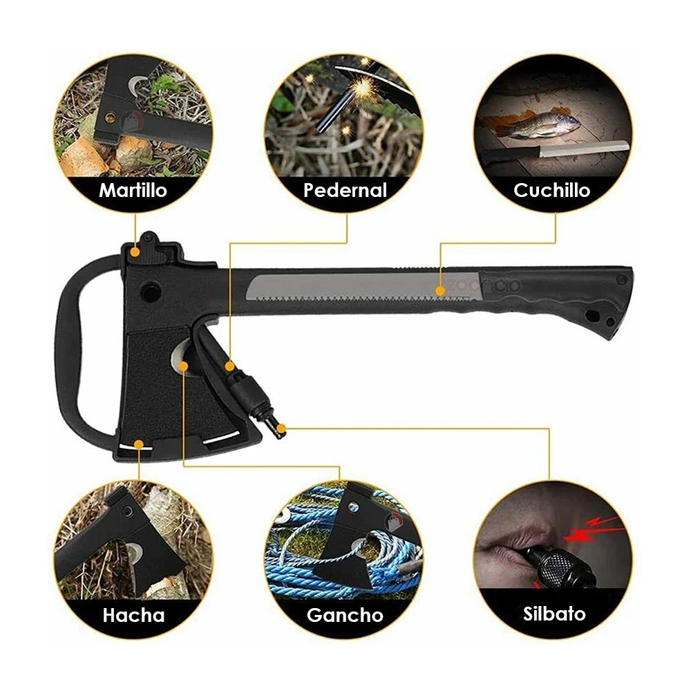 Hacha De Supervivencia y Sierra Camping